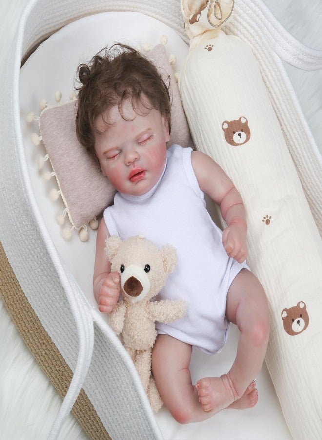 KSBD Lifelike Reborn Baby Dolls - 16 Inch Realistic Newborn Baby Dolls with Cloth Body, Sleeping Real Life Baby Boy Dolls for Kids 3+ - Image 2